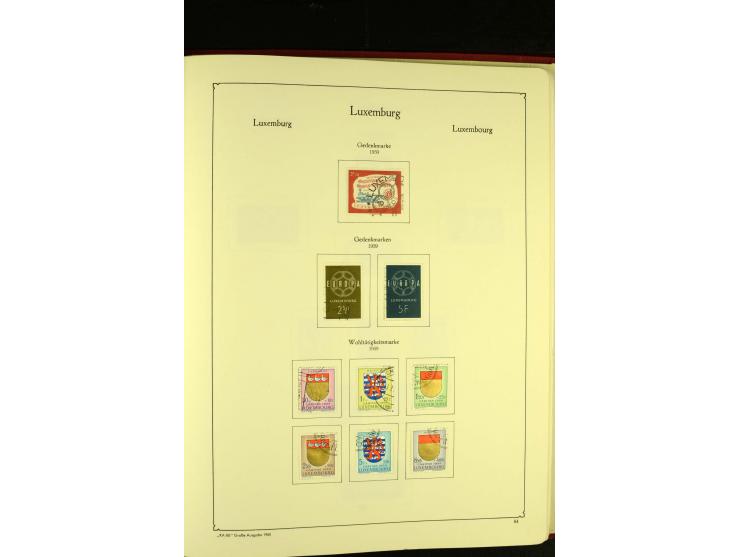 1852/1913, gestempelte Sammlung, ab ca. 1960 in weiten Teilen kpl.