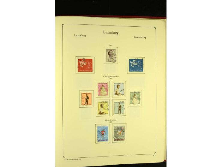 1852/1913, gestempelte Sammlung, ab ca. 1960 in weiten Teilen kpl.