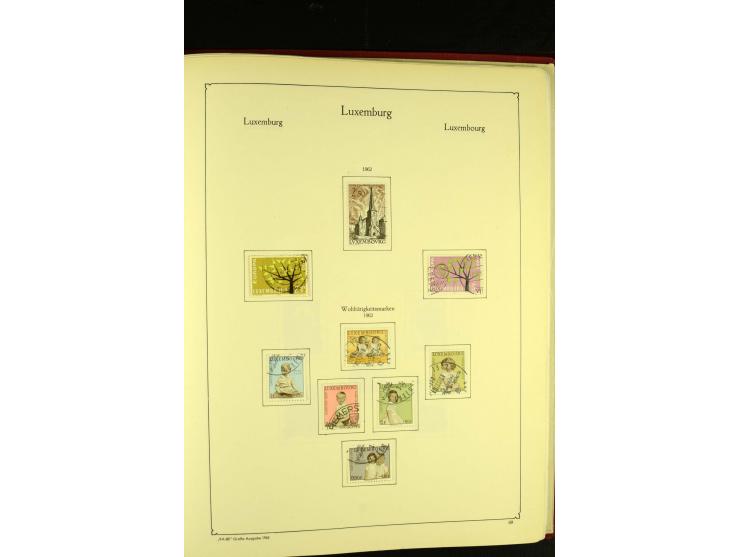 1852/1913, gestempelte Sammlung, ab ca. 1960 in weiten Teilen kpl.