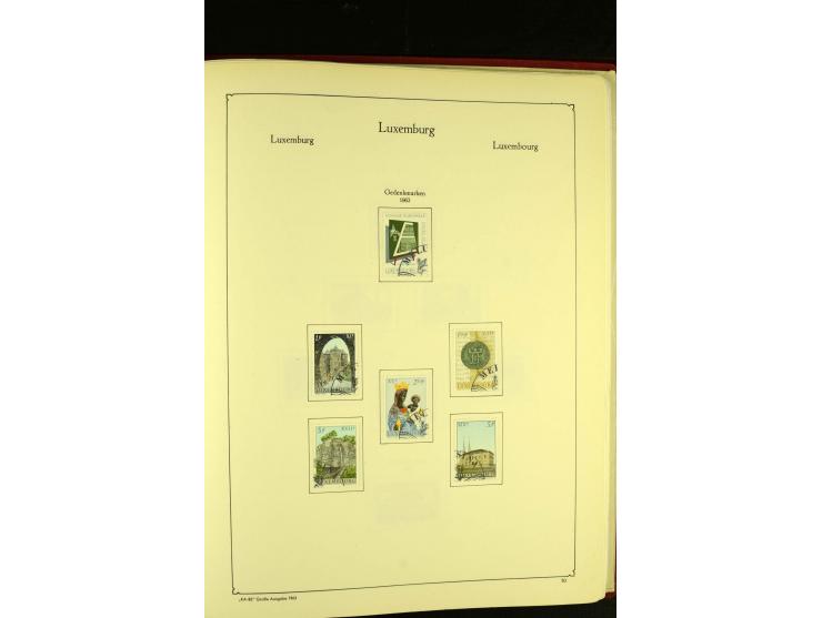 1852/1913, gestempelte Sammlung, ab ca. 1960 in weiten Teilen kpl.