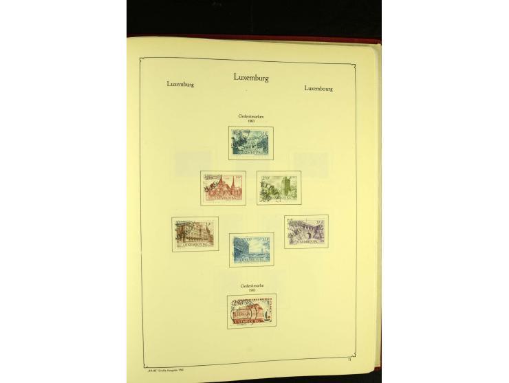 1852/1913, gestempelte Sammlung, ab ca. 1960 in weiten Teilen kpl.