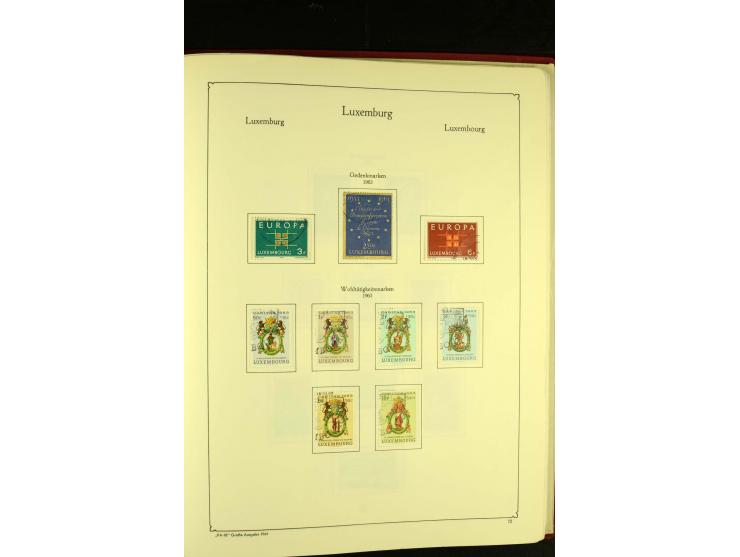 1852/1913, gestempelte Sammlung, ab ca. 1960 in weiten Teilen kpl.