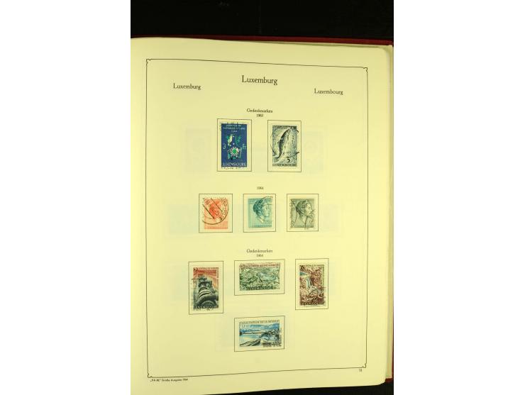 1852/1913, gestempelte Sammlung, ab ca. 1960 in weiten Teilen kpl.