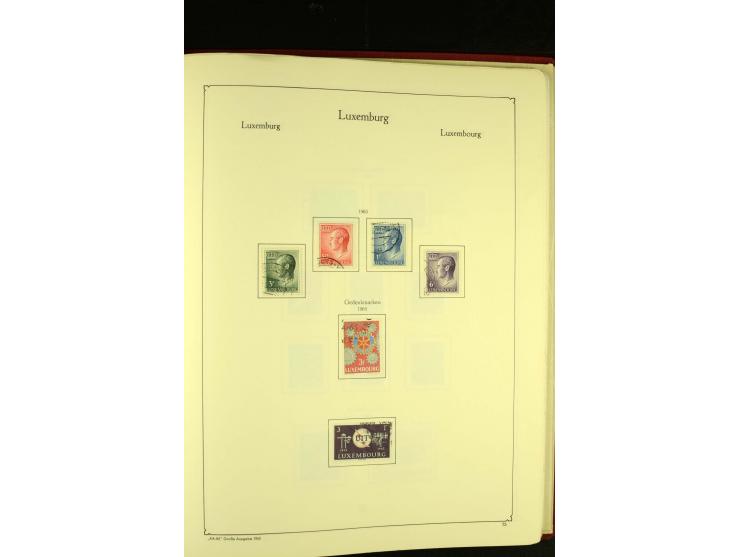 1852/1913, gestempelte Sammlung, ab ca. 1960 in weiten Teilen kpl.