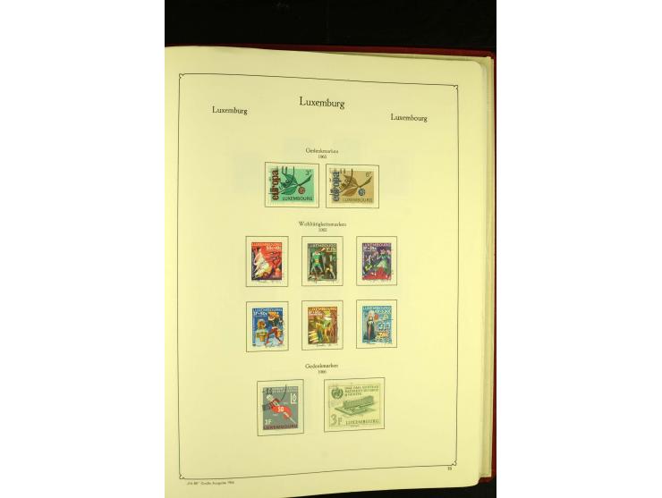 1852/1913, gestempelte Sammlung, ab ca. 1960 in weiten Teilen kpl.