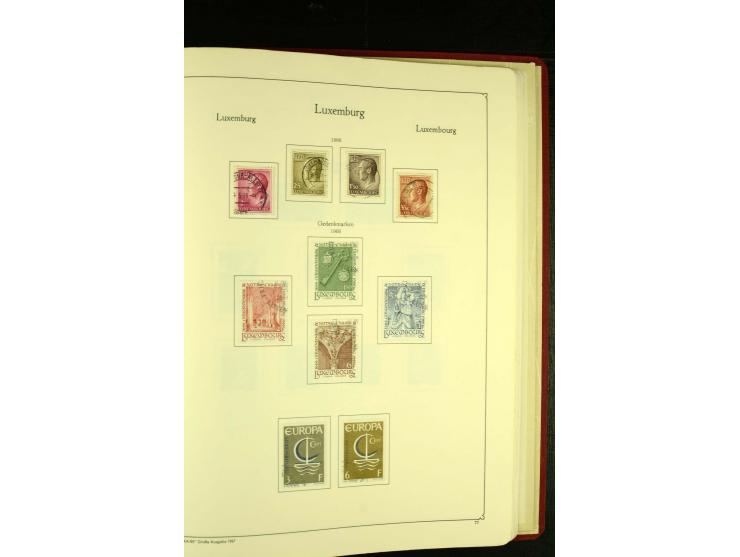 1852/1913, gestempelte Sammlung, ab ca. 1960 in weiten Teilen kpl.