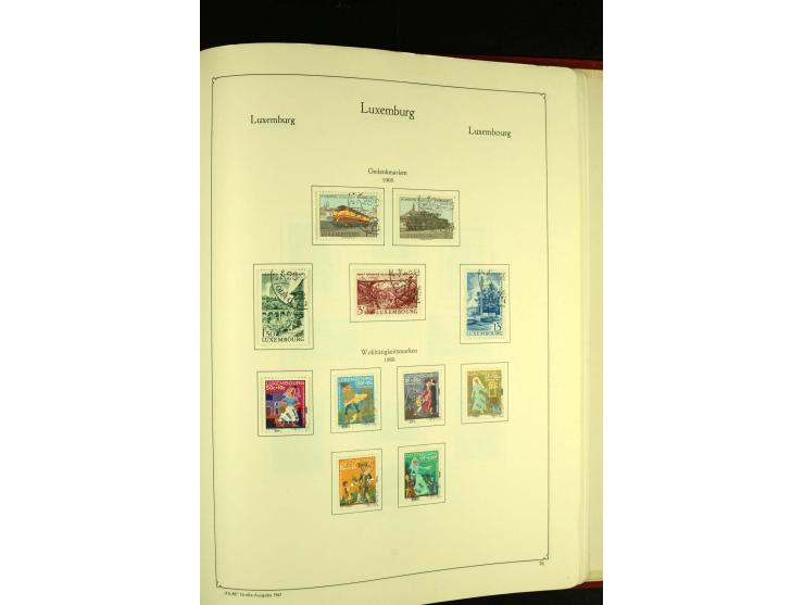 1852/1913, gestempelte Sammlung, ab ca. 1960 in weiten Teilen kpl.