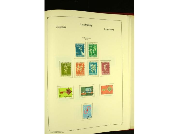 1852/1913, gestempelte Sammlung, ab ca. 1960 in weiten Teilen kpl.