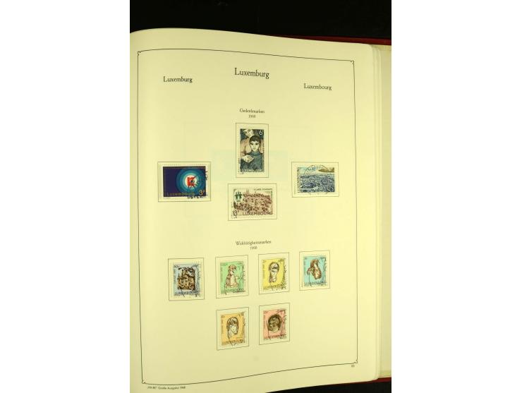 1852/1913, gestempelte Sammlung, ab ca. 1960 in weiten Teilen kpl.