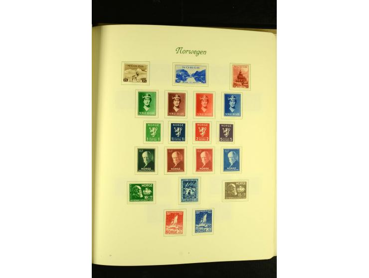 1855/1995, postfrische, ungebrauchte und gestempelte Sammlung mit u.a. Mi.-Nr. 1, 6-10, 38 etc.; in 2 Borek-Alben