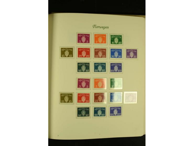 1855/1995, postfrische, ungebrauchte und gestempelte Sammlung mit u.a. Mi.-Nr. 1, 6-10, 38 etc.; in 2 Borek-Alben