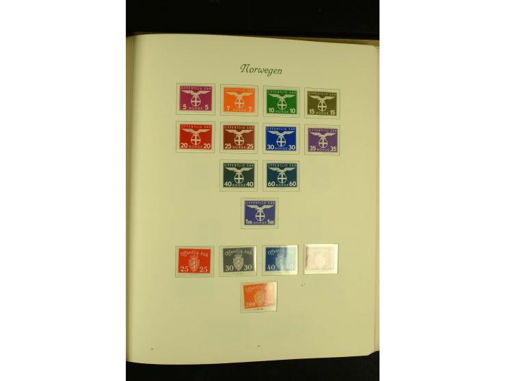 1855/1995, postfrische, ungebrauchte und gestempelte Sammlung mit u.a. Mi.-Nr. 1, 6-10, 38 etc.; in 2 Borek-Alben