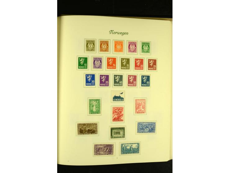 1855/1995, postfrische, ungebrauchte und gestempelte Sammlung mit u.a. Mi.-Nr. 1, 6-10, 38 etc.; in 2 Borek-Alben