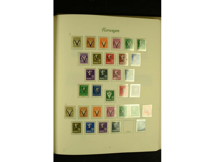 1855/1995, postfrische, ungebrauchte und gestempelte Sammlung mit u.a. Mi.-Nr. 1, 6-10, 38 etc.; in 2 Borek-Alben