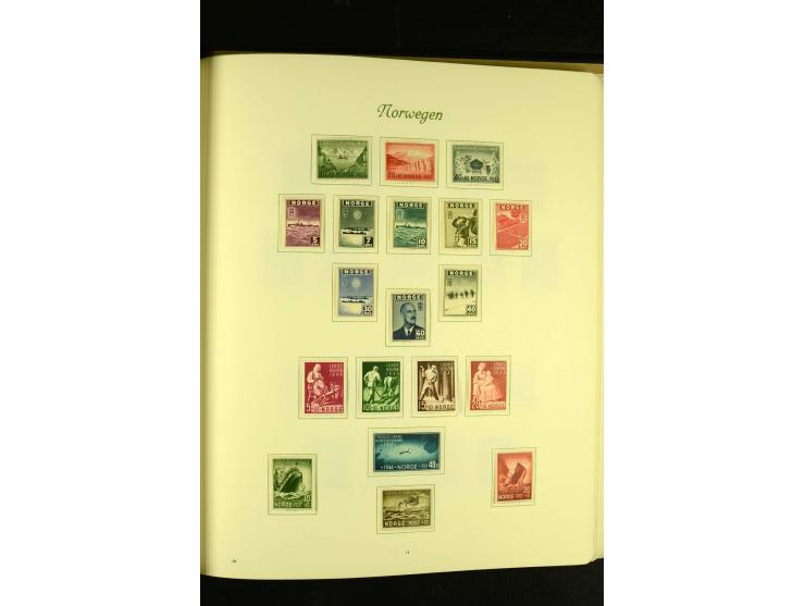 1855/1995, postfrische, ungebrauchte und gestempelte Sammlung mit u.a. Mi.-Nr. 1, 6-10, 38 etc.; in 2 Borek-Alben
