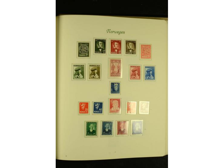 1855/1995, postfrische, ungebrauchte und gestempelte Sammlung mit u.a. Mi.-Nr. 1, 6-10, 38 etc.; in 2 Borek-Alben