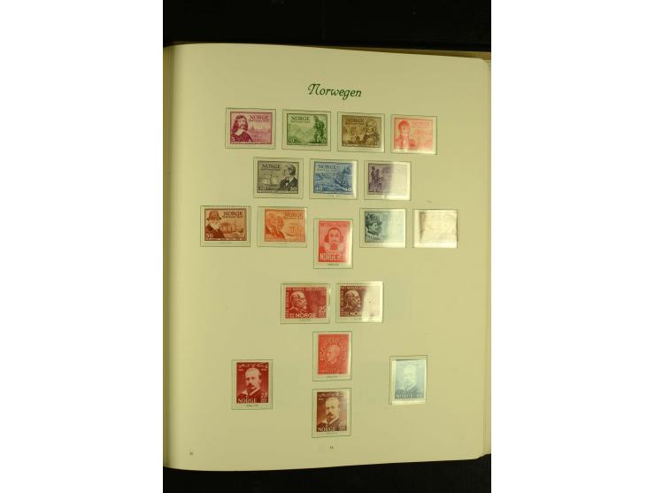 1855/1995, postfrische, ungebrauchte und gestempelte Sammlung mit u.a. Mi.-Nr. 1, 6-10, 38 etc.; in 2 Borek-Alben