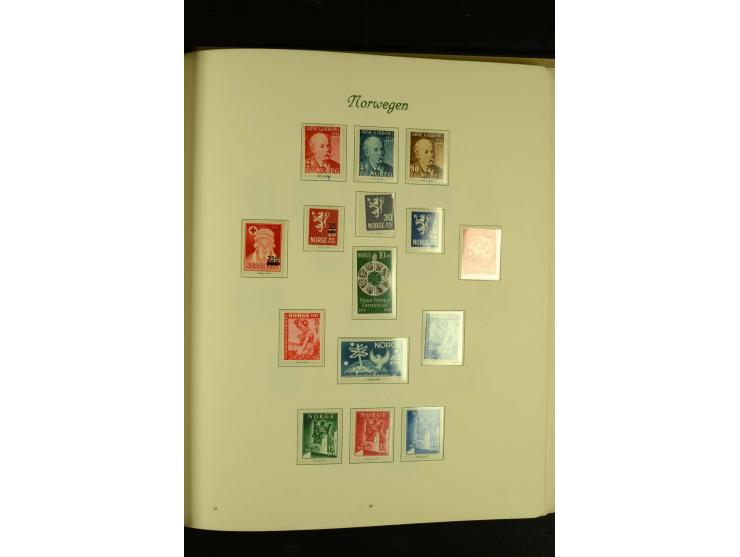 1855/1995, postfrische, ungebrauchte und gestempelte Sammlung mit u.a. Mi.-Nr. 1, 6-10, 38 etc.; in 2 Borek-Alben