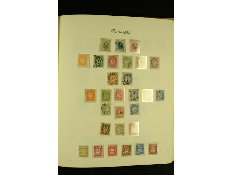 1855/1995, postfrische, ungebrauchte und gestempelte Sammlung mit u.a. Mi.-Nr. 1, 6-10, 38 etc.; in 2 Borek-Alben