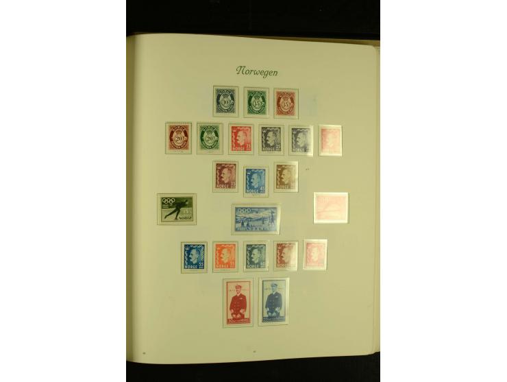 1855/1995, postfrische, ungebrauchte und gestempelte Sammlung mit u.a. Mi.-Nr. 1, 6-10, 38 etc.; in 2 Borek-Alben