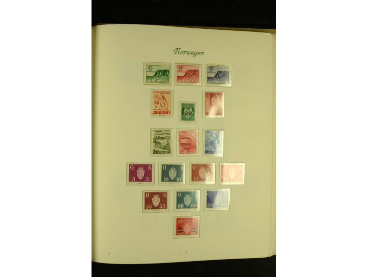 1855/1995, postfrische, ungebrauchte und gestempelte Sammlung mit u.a. Mi.-Nr. 1, 6-10, 38 etc.; in 2 Borek-Alben