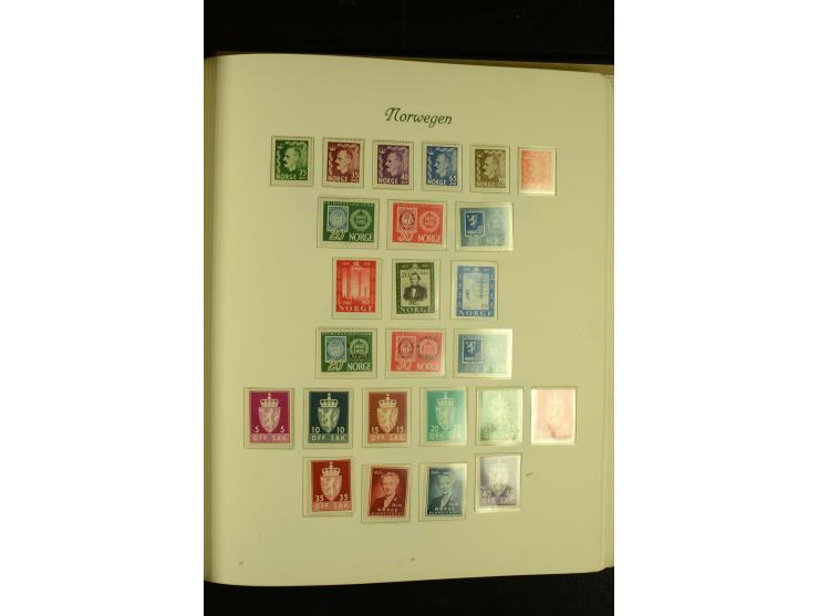 1855/1995, postfrische, ungebrauchte und gestempelte Sammlung mit u.a. Mi.-Nr. 1, 6-10, 38 etc.; in 2 Borek-Alben