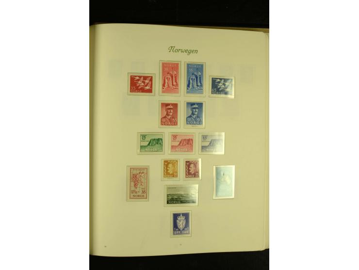 1855/1995, postfrische, ungebrauchte und gestempelte Sammlung mit u.a. Mi.-Nr. 1, 6-10, 38 etc.; in 2 Borek-Alben