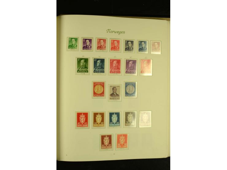 1855/1995, postfrische, ungebrauchte und gestempelte Sammlung mit u.a. Mi.-Nr. 1, 6-10, 38 etc.; in 2 Borek-Alben