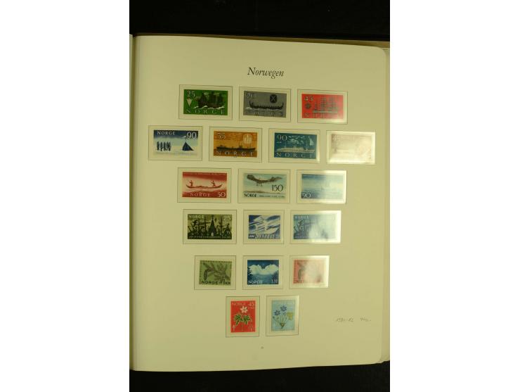 1855/1995, postfrische, ungebrauchte und gestempelte Sammlung mit u.a. Mi.-Nr. 1, 6-10, 38 etc.; in 2 Borek-Alben