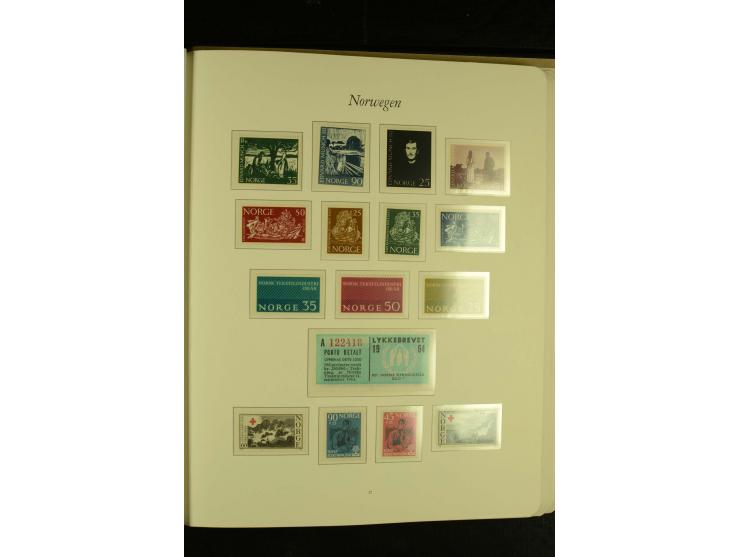 1855/1995, postfrische, ungebrauchte und gestempelte Sammlung mit u.a. Mi.-Nr. 1, 6-10, 38 etc.; in 2 Borek-Alben