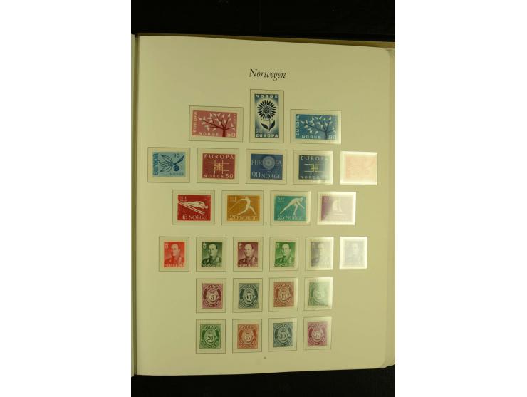 1855/1995, postfrische, ungebrauchte und gestempelte Sammlung mit u.a. Mi.-Nr. 1, 6-10, 38 etc.; in 2 Borek-Alben