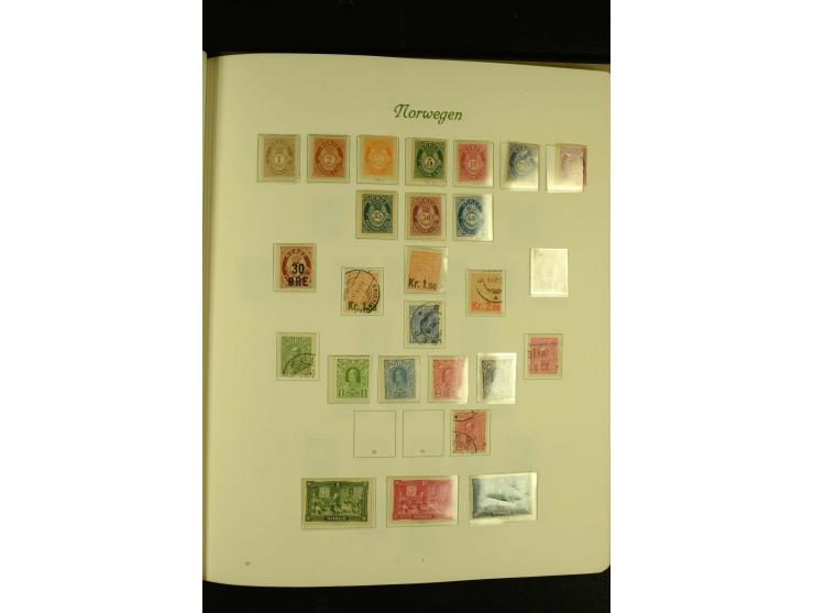 1855/1995, postfrische, ungebrauchte und gestempelte Sammlung mit u.a. Mi.-Nr. 1, 6-10, 38 etc.; in 2 Borek-Alben