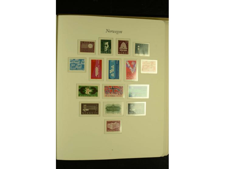 1855/1995, postfrische, ungebrauchte und gestempelte Sammlung mit u.a. Mi.-Nr. 1, 6-10, 38 etc.; in 2 Borek-Alben