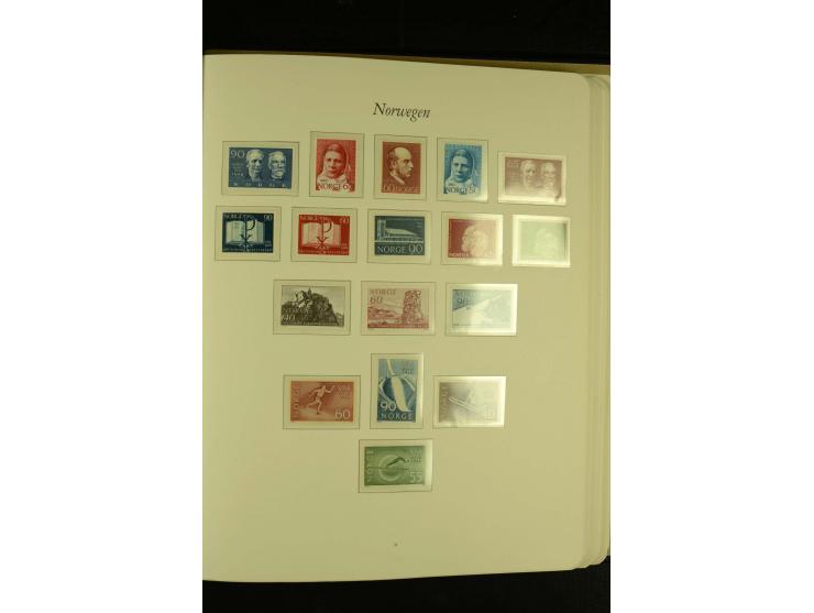 1855/1995, postfrische, ungebrauchte und gestempelte Sammlung mit u.a. Mi.-Nr. 1, 6-10, 38 etc.; in 2 Borek-Alben
