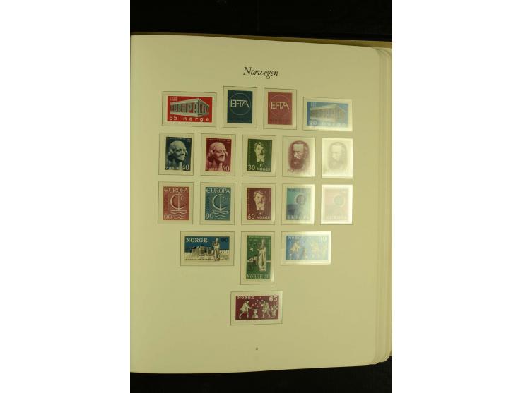 1855/1995, postfrische, ungebrauchte und gestempelte Sammlung mit u.a. Mi.-Nr. 1, 6-10, 38 etc.; in 2 Borek-Alben