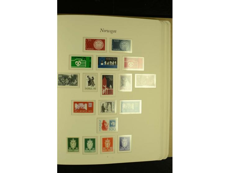 1855/1995, postfrische, ungebrauchte und gestempelte Sammlung mit u.a. Mi.-Nr. 1, 6-10, 38 etc.; in 2 Borek-Alben