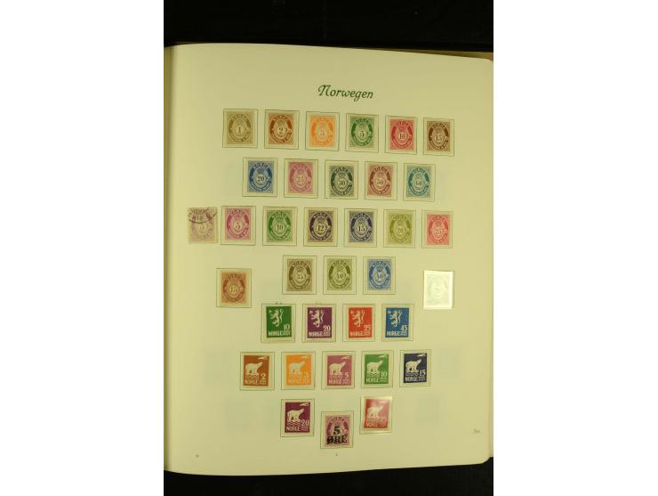 1855/1995, postfrische, ungebrauchte und gestempelte Sammlung mit u.a. Mi.-Nr. 1, 6-10, 38 etc.; in 2 Borek-Alben