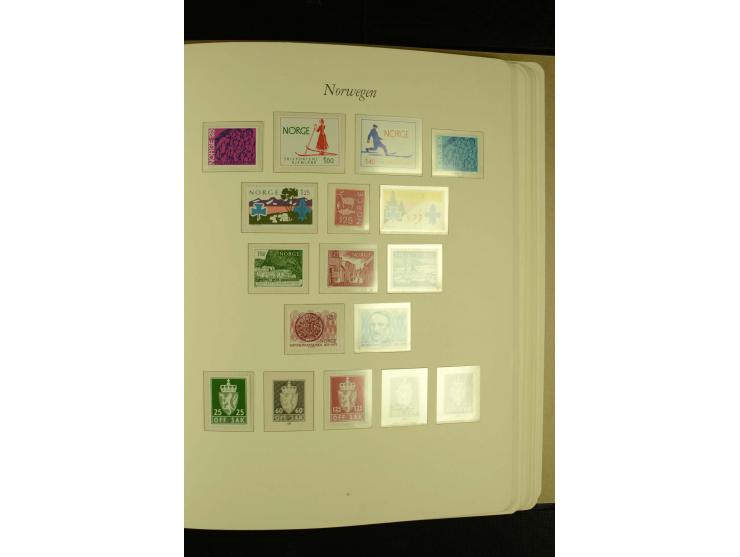 1855/1995, postfrische, ungebrauchte und gestempelte Sammlung mit u.a. Mi.-Nr. 1, 6-10, 38 etc.; in 2 Borek-Alben