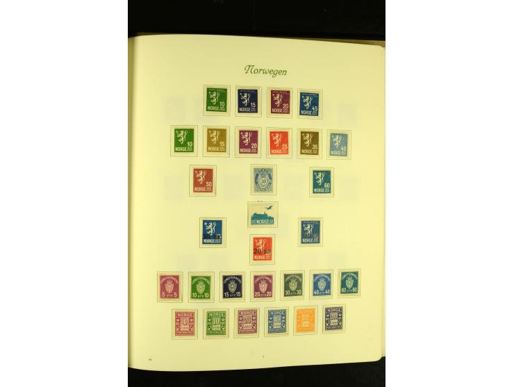 1855/1995, postfrische, ungebrauchte und gestempelte Sammlung mit u.a. Mi.-Nr. 1, 6-10, 38 etc.; in 2 Borek-Alben