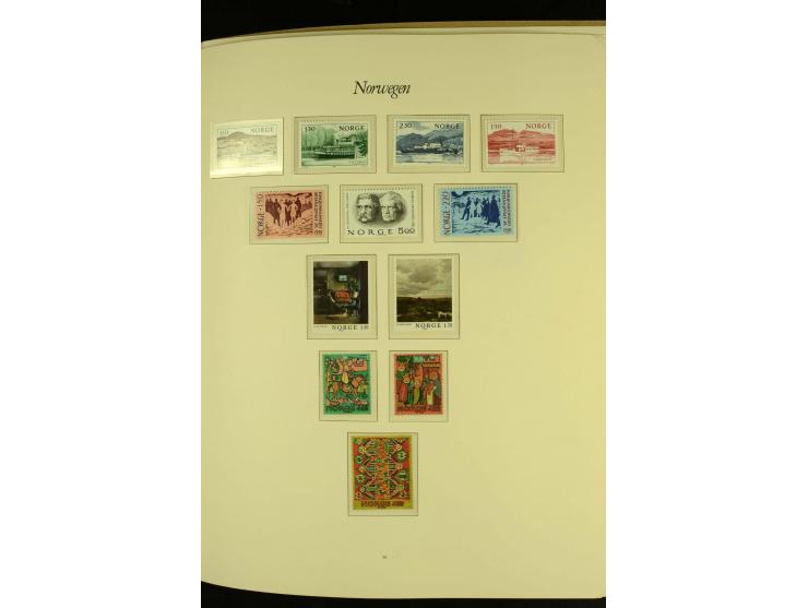 1855/1995, postfrische, ungebrauchte und gestempelte Sammlung mit u.a. Mi.-Nr. 1, 6-10, 38 etc.; in 2 Borek-Alben