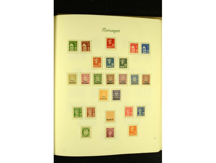 1855/1995, postfrische, ungebrauchte und gestempelte Sammlung mit u.a. Mi.-Nr. 1, 6-10, 38 etc.; in 2 Borek-Alben