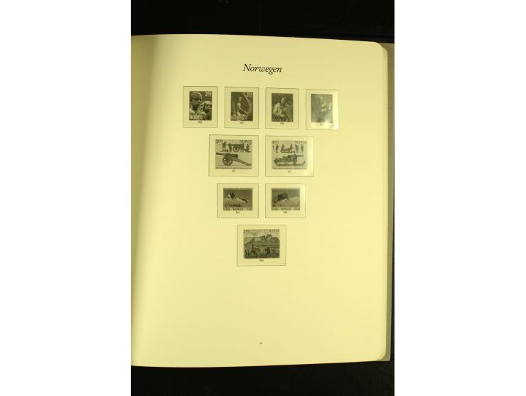 1855/1995, postfrische, ungebrauchte und gestempelte Sammlung mit u.a. Mi.-Nr. 1, 6-10, 38 etc.; in 2 Borek-Alben