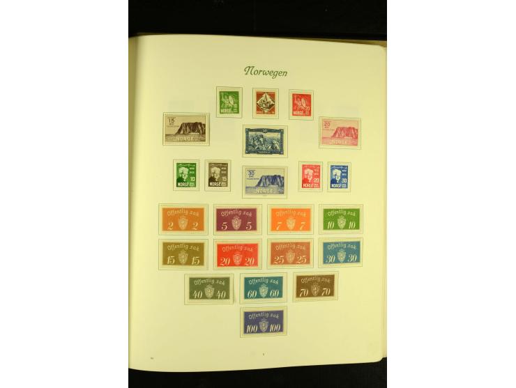 1855/1995, postfrische, ungebrauchte und gestempelte Sammlung mit u.a. Mi.-Nr. 1, 6-10, 38 etc.; in 2 Borek-Alben
