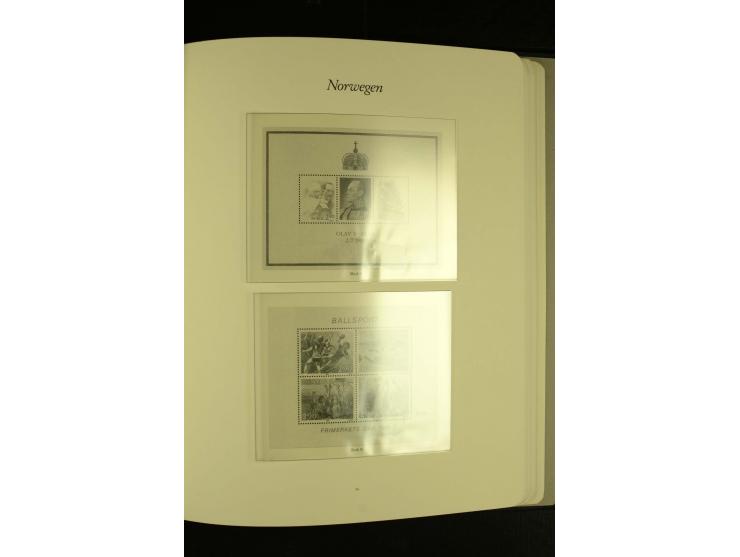 1855/1995, postfrische, ungebrauchte und gestempelte Sammlung mit u.a. Mi.-Nr. 1, 6-10, 38 etc.; in 2 Borek-Alben