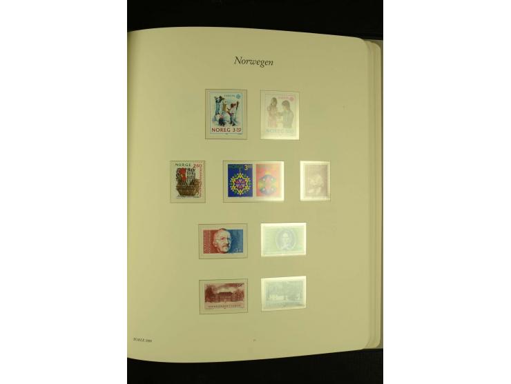 1855/1995, postfrische, ungebrauchte und gestempelte Sammlung mit u.a. Mi.-Nr. 1, 6-10, 38 etc.; in 2 Borek-Alben
