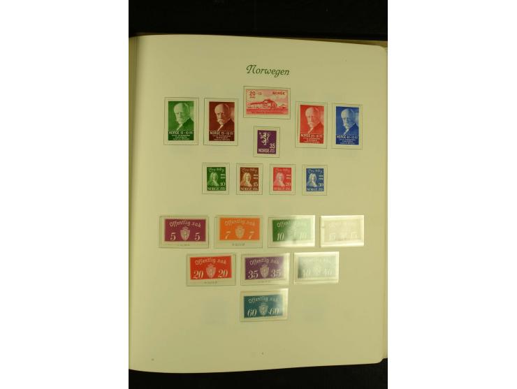 1855/1995, postfrische, ungebrauchte und gestempelte Sammlung mit u.a. Mi.-Nr. 1, 6-10, 38 etc.; in 2 Borek-Alben