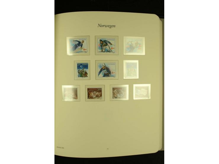 1855/1995, postfrische, ungebrauchte und gestempelte Sammlung mit u.a. Mi.-Nr. 1, 6-10, 38 etc.; in 2 Borek-Alben