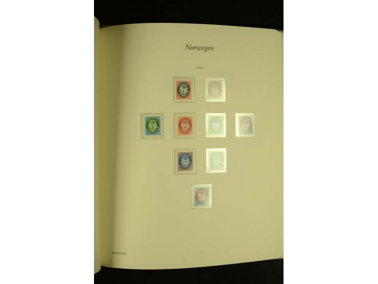 1855/1995, postfrische, ungebrauchte und gestempelte Sammlung mit u.a. Mi.-Nr. 1, 6-10, 38 etc.; in 2 Borek-Alben