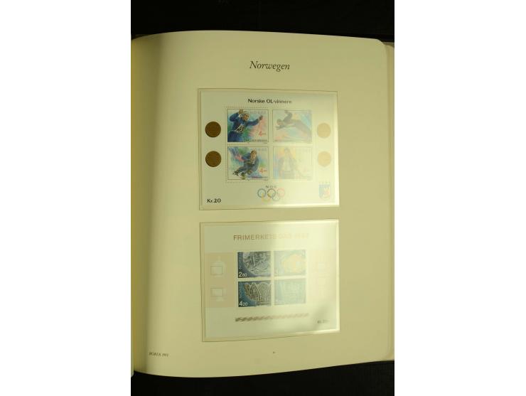 1855/1995, postfrische, ungebrauchte und gestempelte Sammlung mit u.a. Mi.-Nr. 1, 6-10, 38 etc.; in 2 Borek-Alben
