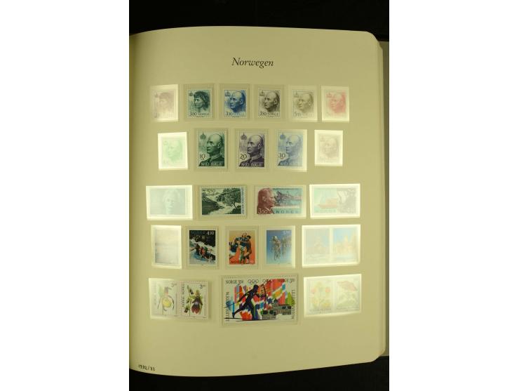 1855/1995, postfrische, ungebrauchte und gestempelte Sammlung mit u.a. Mi.-Nr. 1, 6-10, 38 etc.; in 2 Borek-Alben